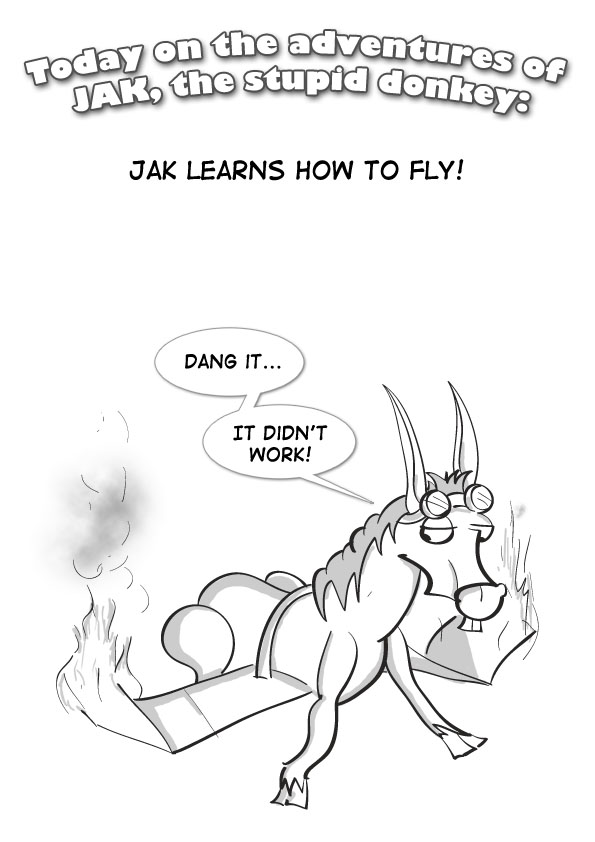 Jak learns how to fly